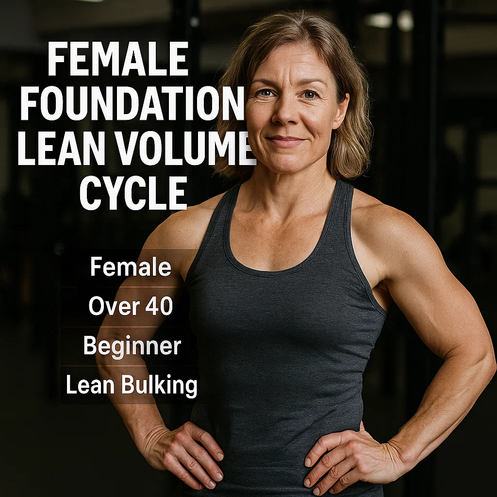 Ciclo di volume magro di fondazione femminile