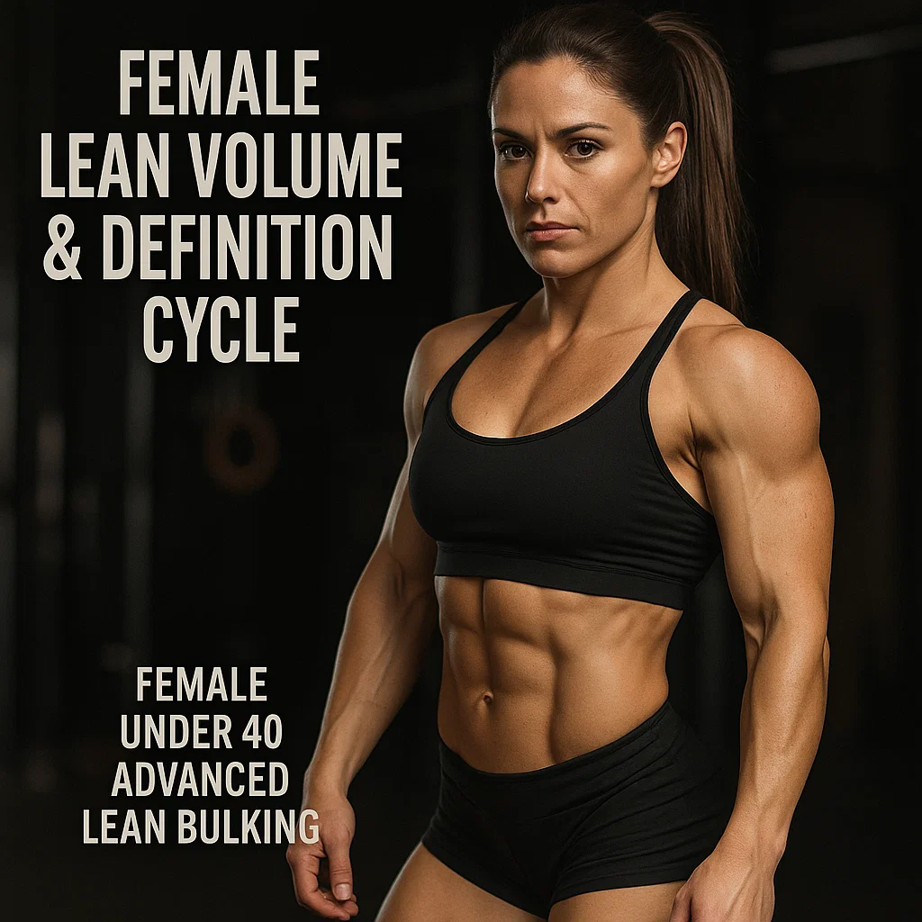 Ciclo di definizione e volume magro femminile