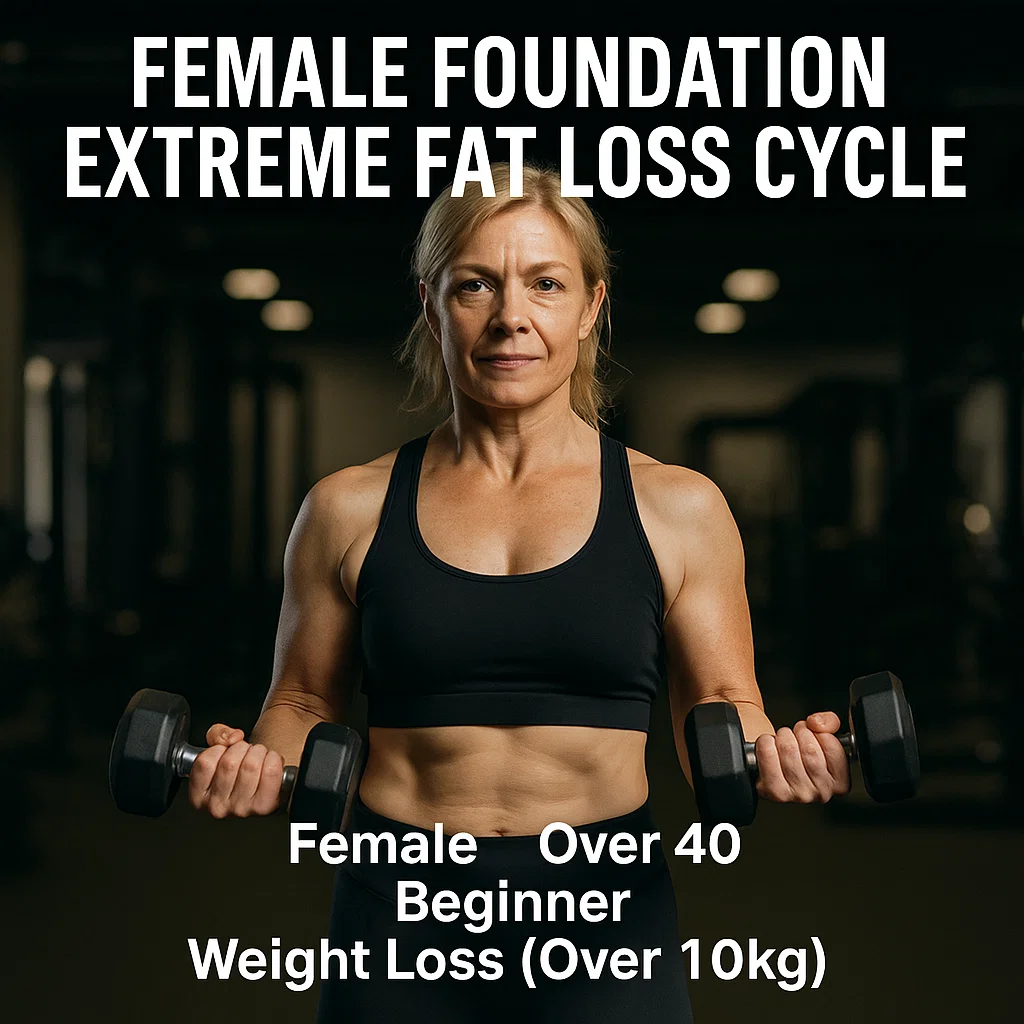 Ciclo di perdita di grasso estremo della Female Foundation